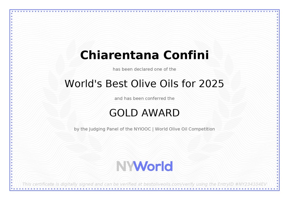 Gold award confini blend